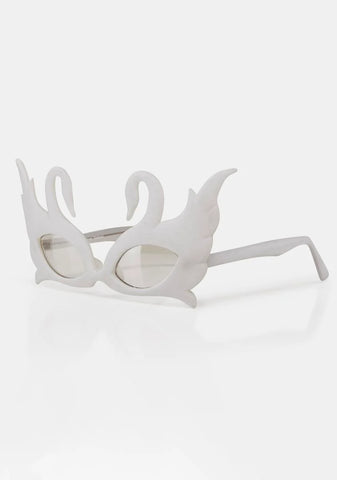 Swan Lake Velvet Sunglasses