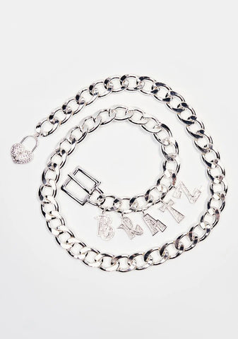 Babe Gang Charm Chain Belt