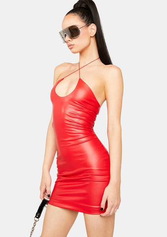 Lover Cross Your Heart Mini Dress