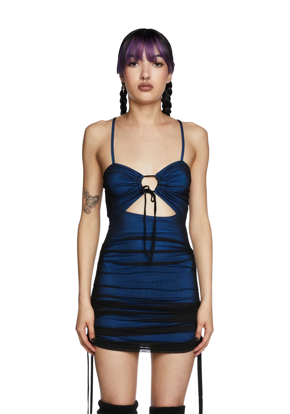 More Than Friends Mini Dress - Blue