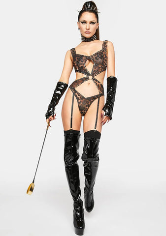 Spotlight On Me Leopard Print Teddy