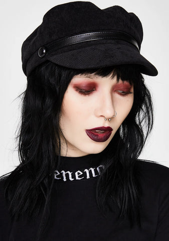 Corduroy Capt'n Hat