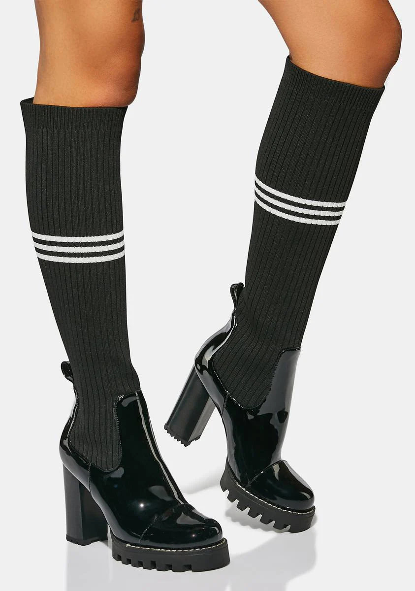 Stuck On You Chunky Boots