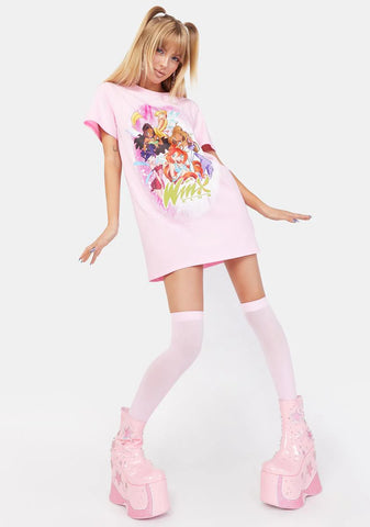 Bunch Of Besties Oversized Graphic Tee