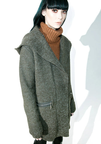 Huntress Hooded Knit Jacket