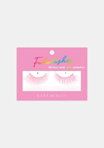 Neon Pink C3 Fabulashes Faux Mink Eyelashes