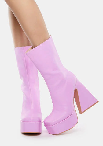 Kiss That Mystique Platform Boots