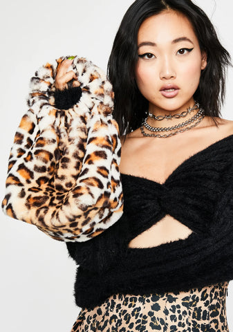 Side Of Sass Fuzzy Handbag