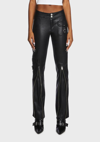 Joss Vegan Leather Pants