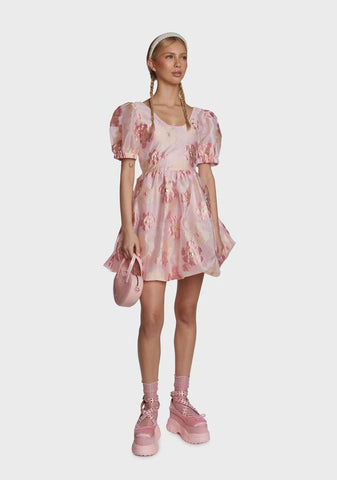 Isabella Jacquard Mini Dress