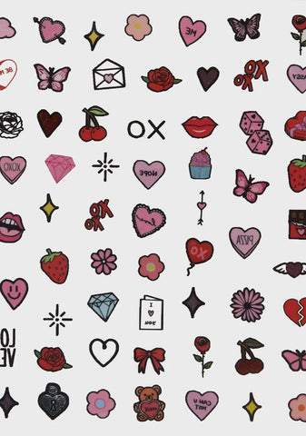 Valentine's Nail Stickers