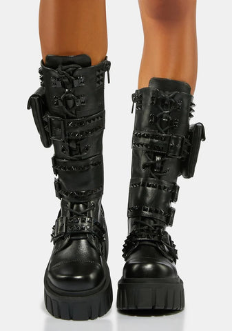 Lethal Strike Pocket Combat Boots