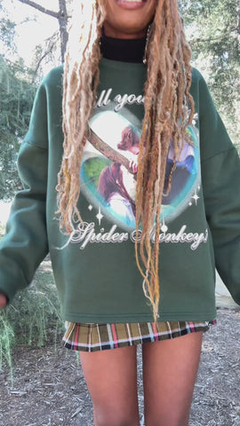 Hold On Tight Graphic Sweatshirt