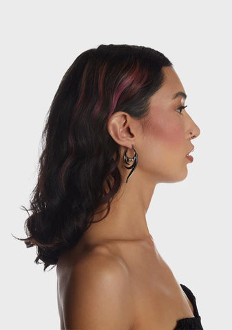 Modulation Tattoo Hoop Earrings