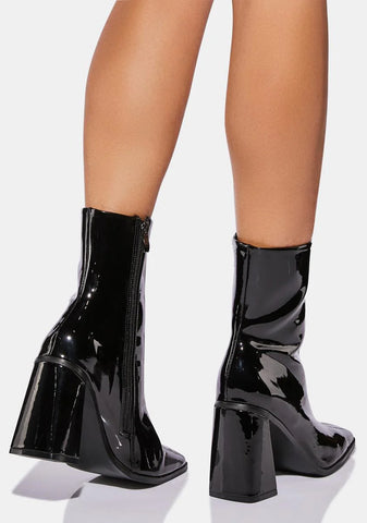 Nami Square Toe Ankle Boots