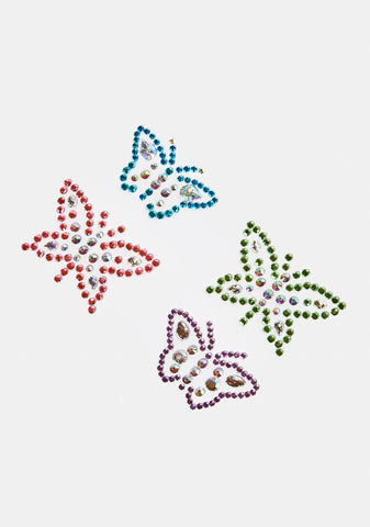 Y2k All Day Butterfly Face & Body Gems