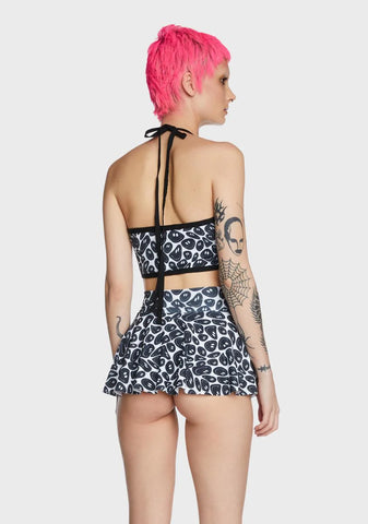 Smiley Front Tie Top