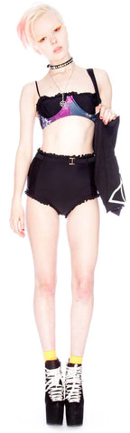 Night Daisy High Waist Underwire Bikini