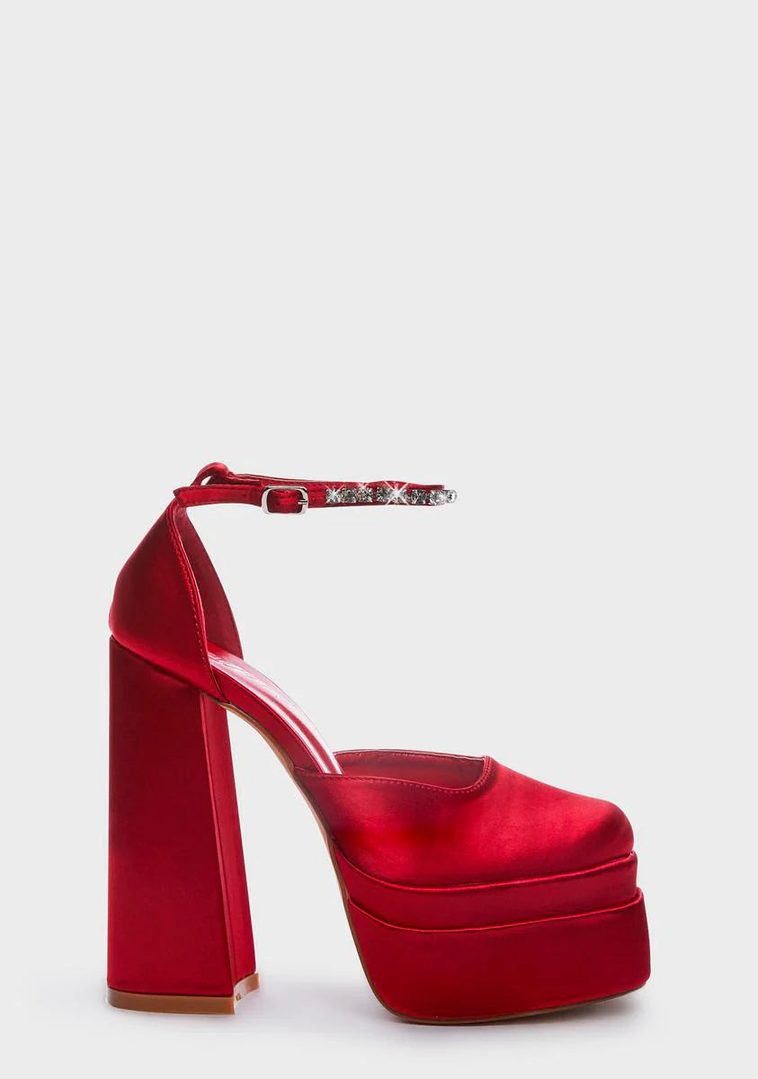 Ruby Wanna Be Me Platform Heels