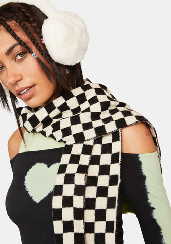 Rooting For You Checkered Scarf