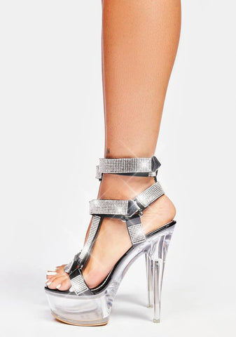 Xalapa Rhinestone Platform Heels