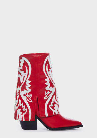 Red Esperanza Cowboy Boots