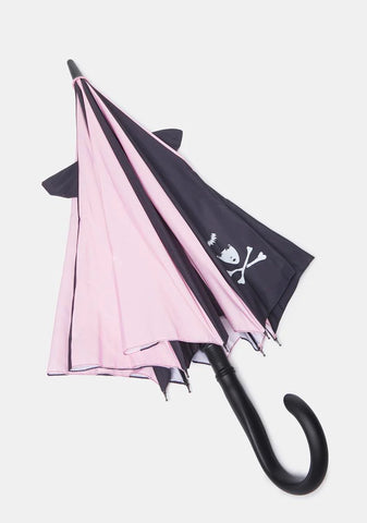 Happy When It Rains Kitty Umbrella