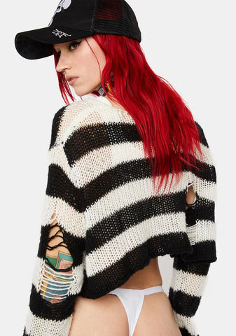 White Cherry Eyes Thong