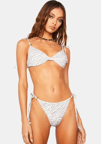 Zebra Talia Bikini Bottoms