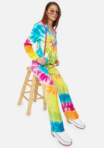 Spiral Combo Luxe Velour Sweatpants