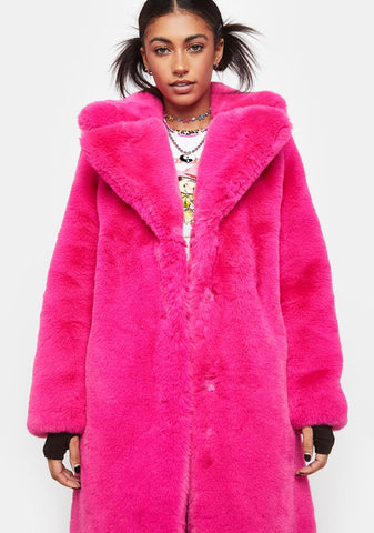 Savannah Faux Fur Coat