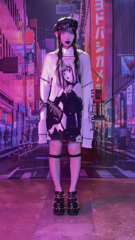 Perfect Pop Idol Oversized Sweater