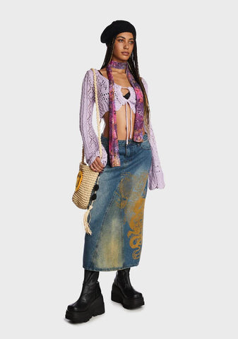 Among The Crowd Crochet Top