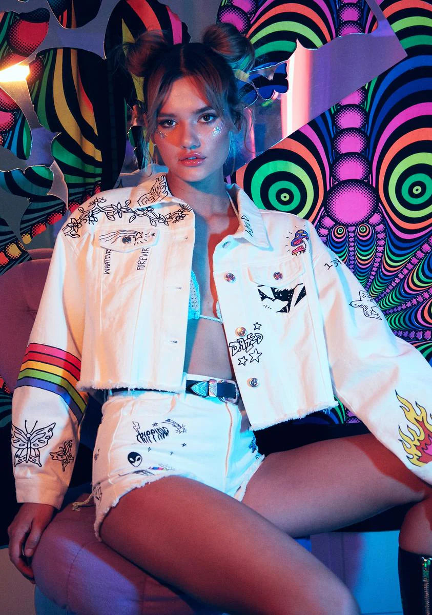 Drawn To You Denim Jacket