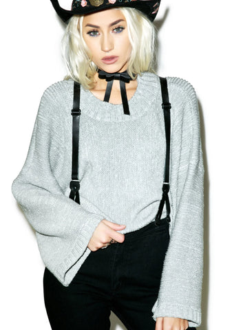 Dreamweaver Hand Knit Sweater - Gray