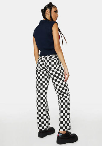 X Betty Boop Check Jeans