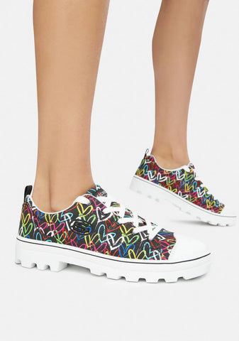 x JGoldcrown Hashtag Love Roadies Sneakers