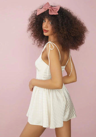 Cup Of Tea Satin Romper