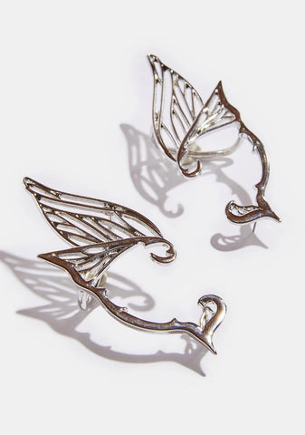 Determined To Fly Ear Cuffs