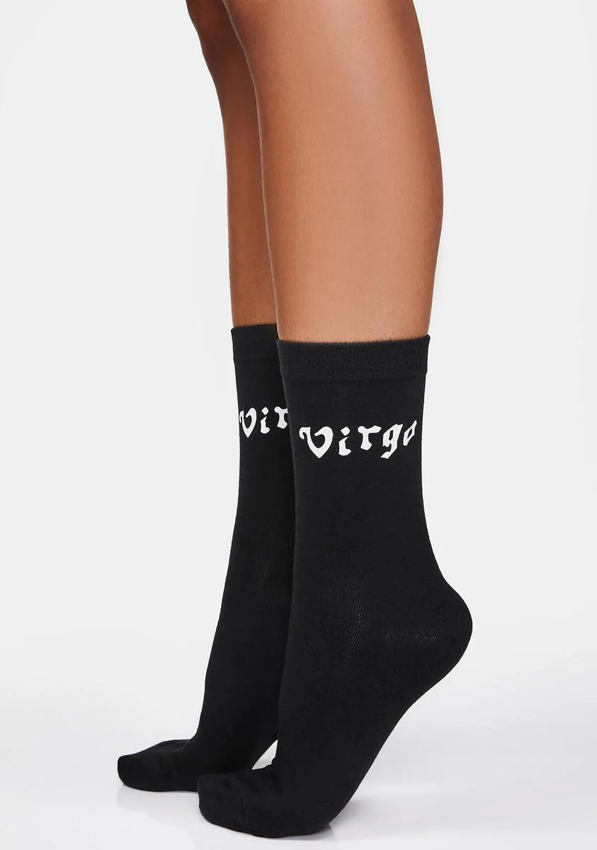 Virgo Crew Graphic Socks