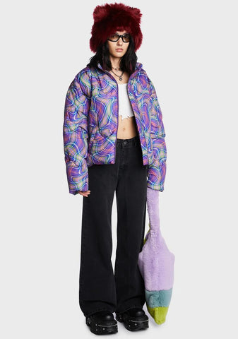 Warped Puffer Jacket
