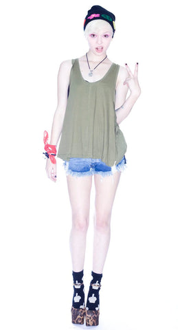 Defender Bowie Tank - White