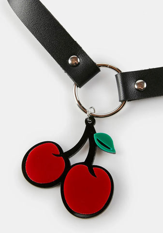 Tongue Twister Cherry Choker