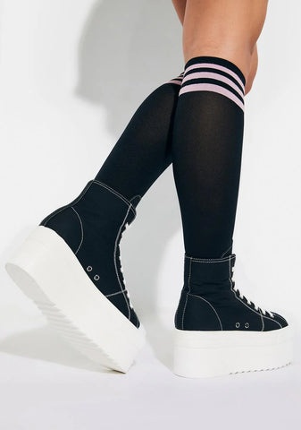 Safe Haven Platform High Top Sneakers
