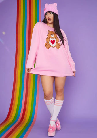 Always Love You Lots Oversized Knit Sweater