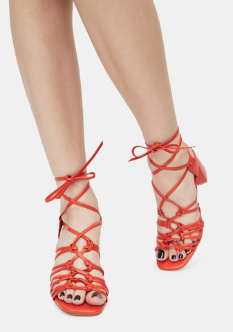 Cherry Got It Like That Strappy Sandals