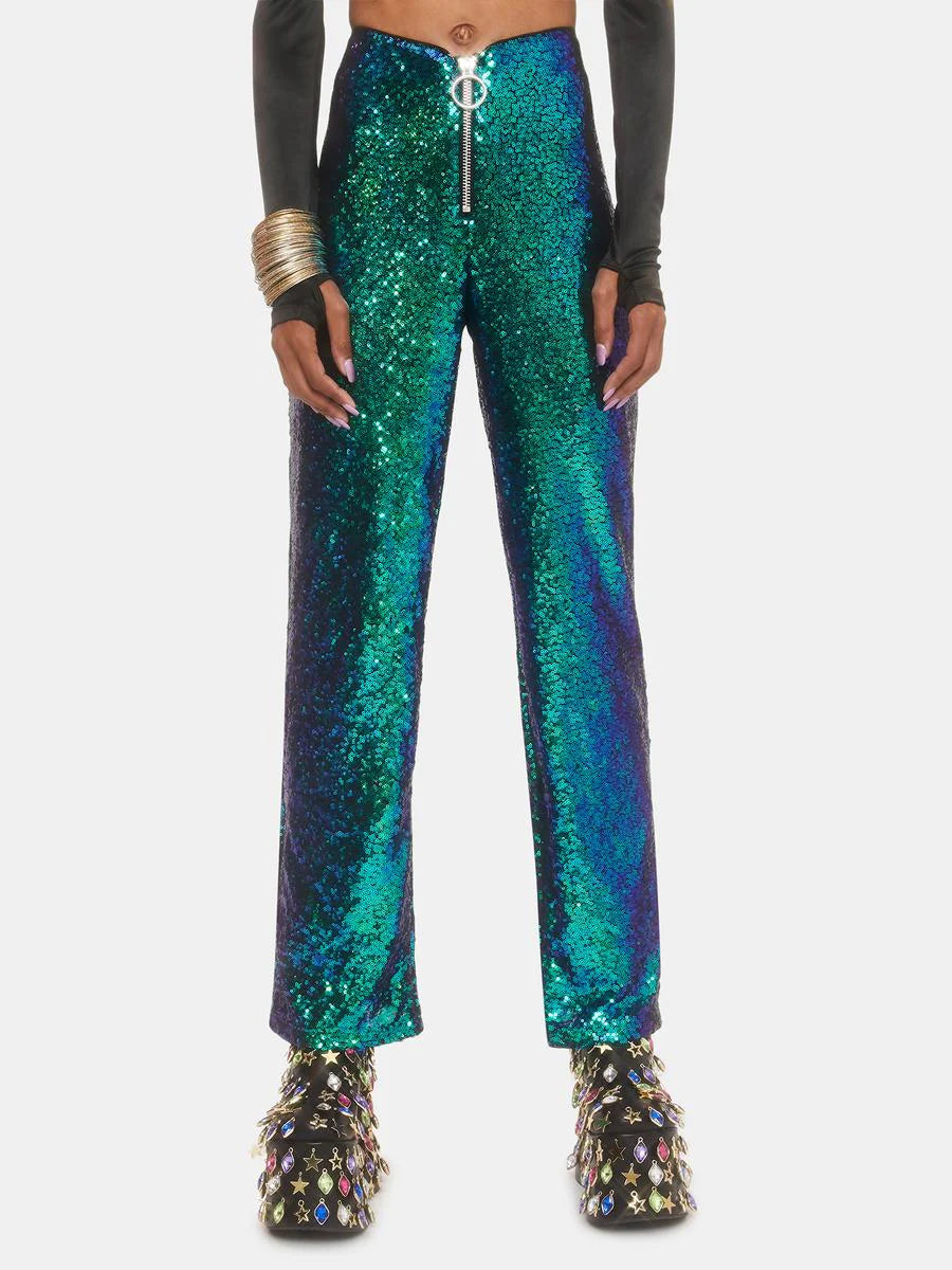 Neptune Glimmer Sequin Pants
