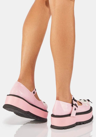 Baby Pink Slacker-27 Mary Janes