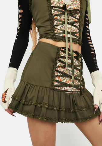 Of The Undergrowth Mini Skirt