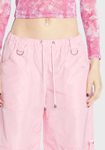 Bubblegum Punk Cred Wide Leg Pants